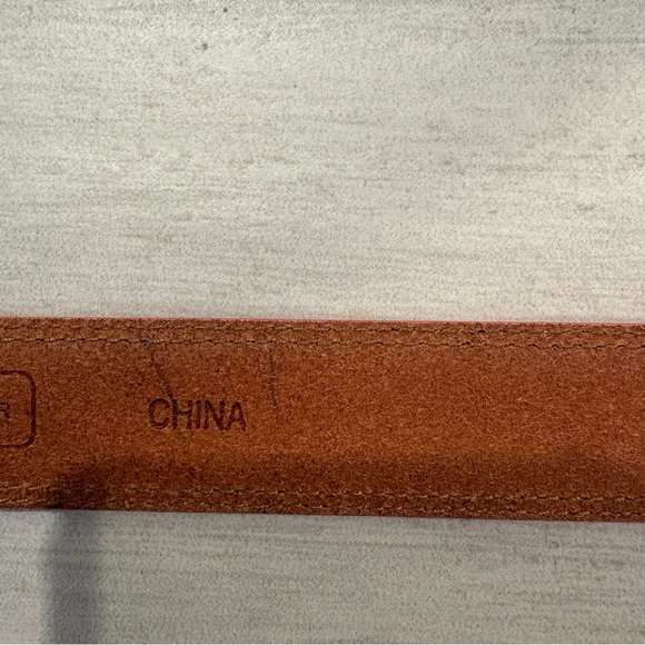 Fossil Genuine Leather Rose Pink Belt Flower Bow Buckle Embellished L Western - Picture 5 of 8